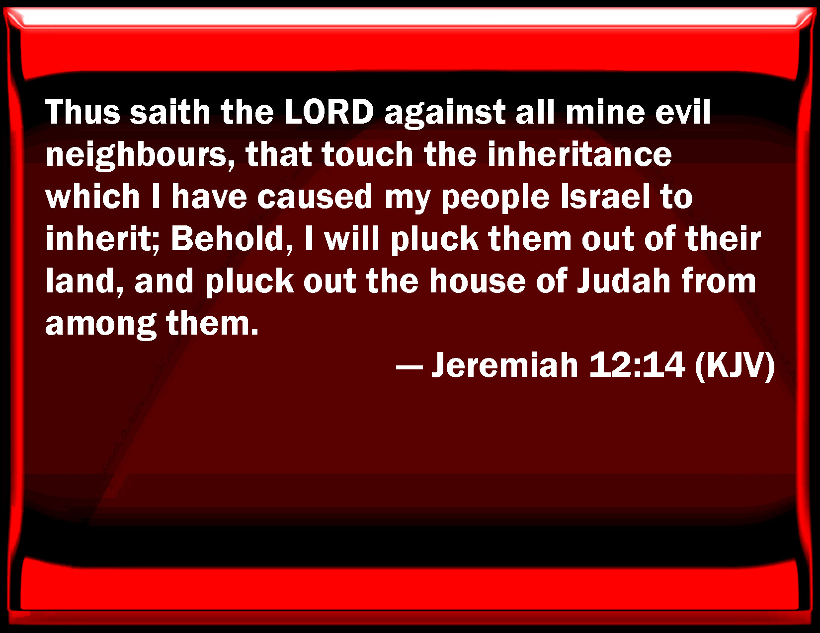 Image result for Jeremiah 12:14
