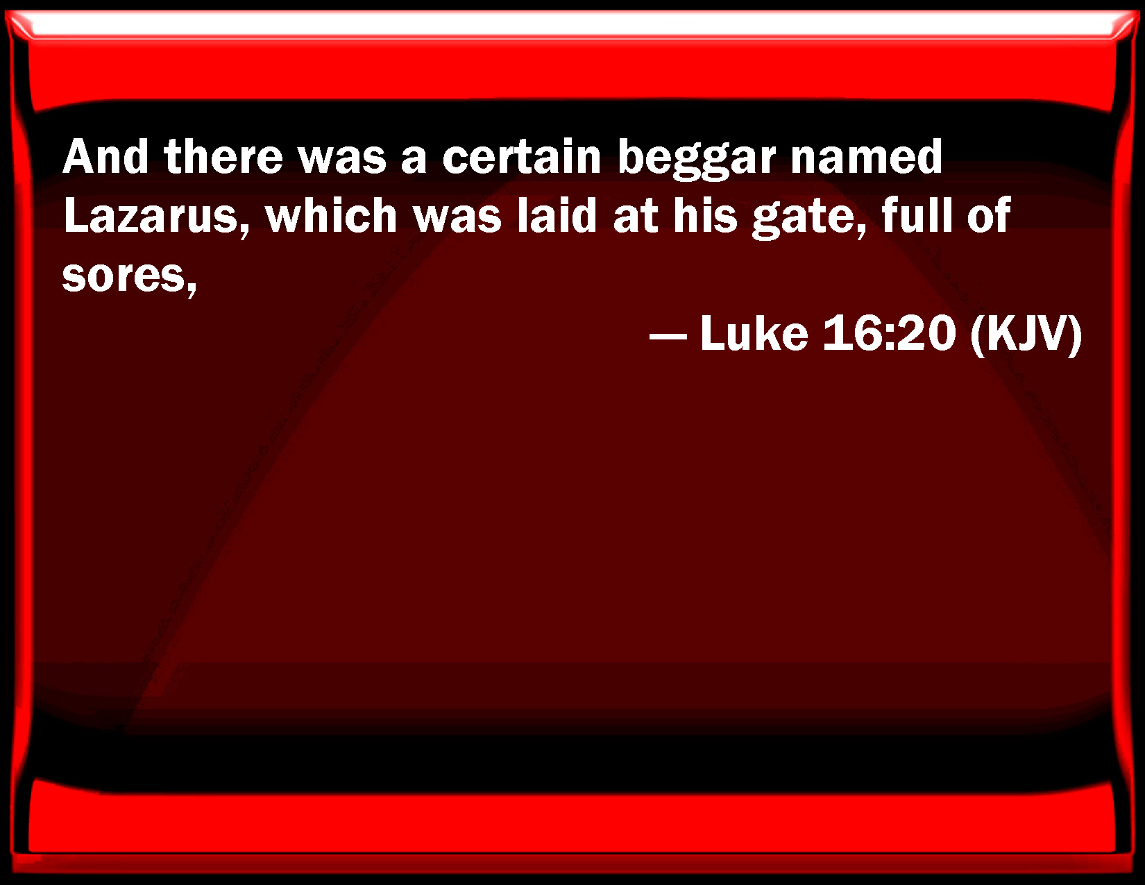 lazarus bible verse kjv