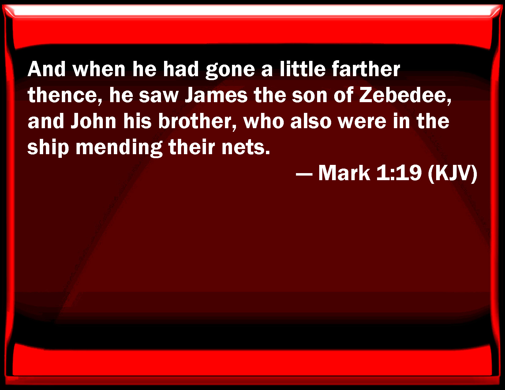 Resultado de imagen para MARK 1:19