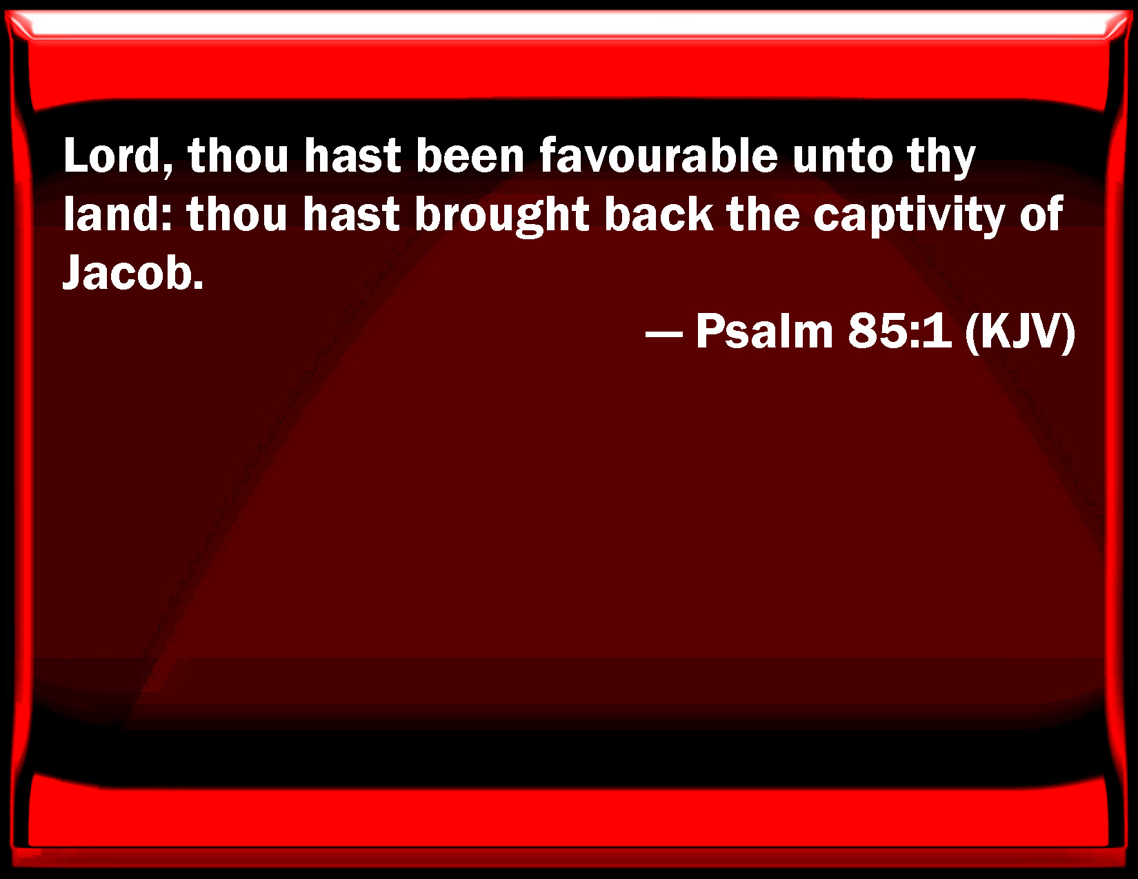 psalm 85