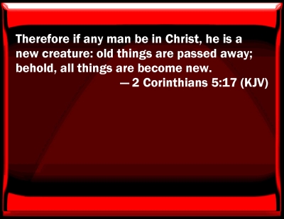 2 corinthians 5 17 bible commentary