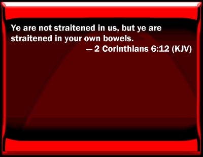 2 corinthians 6-12 msg