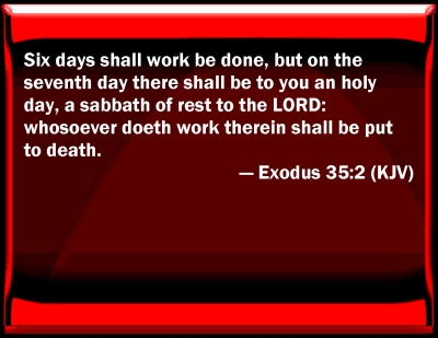 Exodus 35 2
