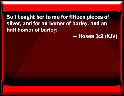 Bible Verse Powerpoint Slides for Hosea 32