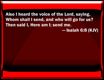 isaiah 6 8 explanation