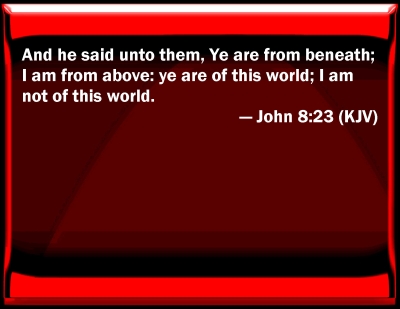 john 8 23