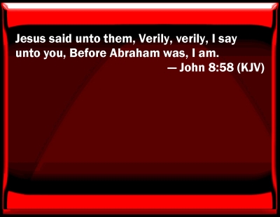 john 8 58 hebrew