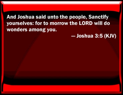 Joshua 3 kjv Joshua 3 kjv