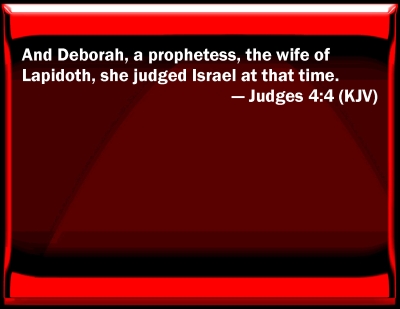 judges 4 audio bible