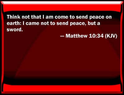 matthew 10 34 kjv