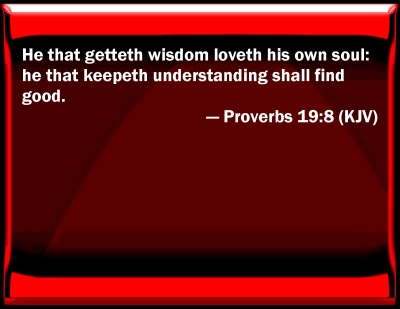 proverbs 19 8 bible verse