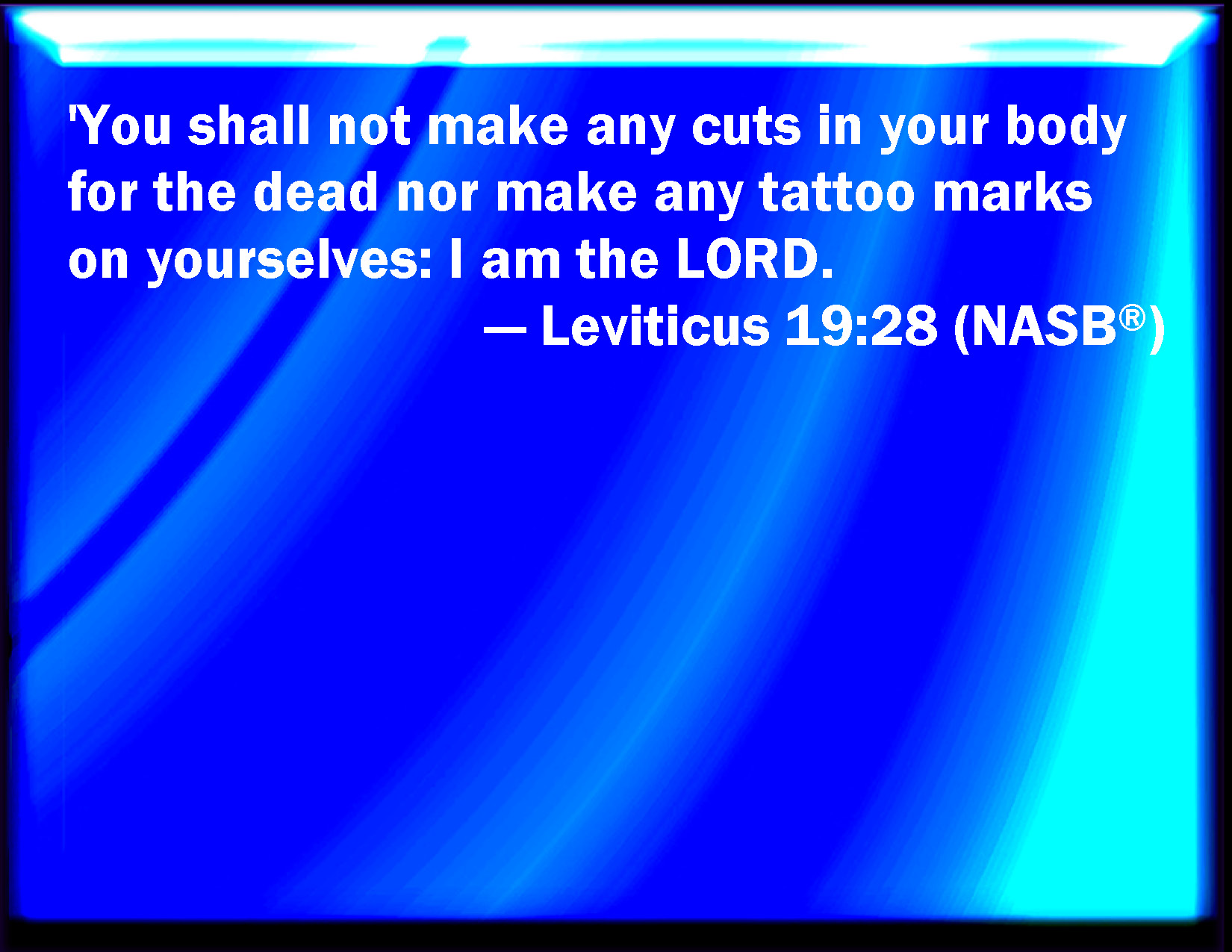 Leviticus 19:28 - wide 1