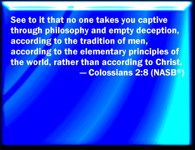 Bible Verse Powerpoint Slides For Colossians 2:8