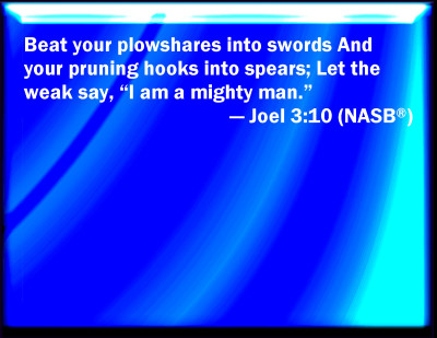 joel 3 verset 10
