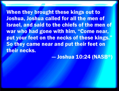 joshua bible slides verse powerpoint