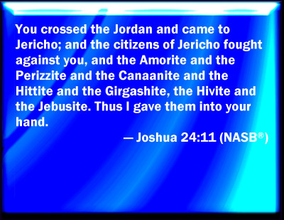 joshua slides bible verse