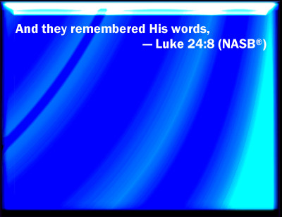 luke 24 1 8 meaning