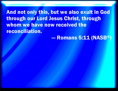 bible romans 5 11