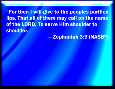 zephaniah 3 9 message bible