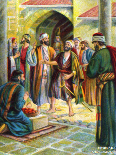 Acts 14 Bible Pictures Paul Healing The Crippled Man At Lystra