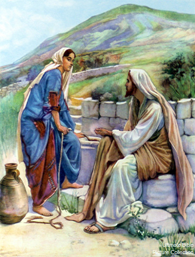 clipart jesus and the woman at the well - photo #18