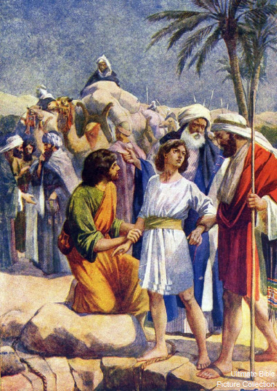 Genesis 37 Bible Pictures Joseph Being Sold Into Slavery