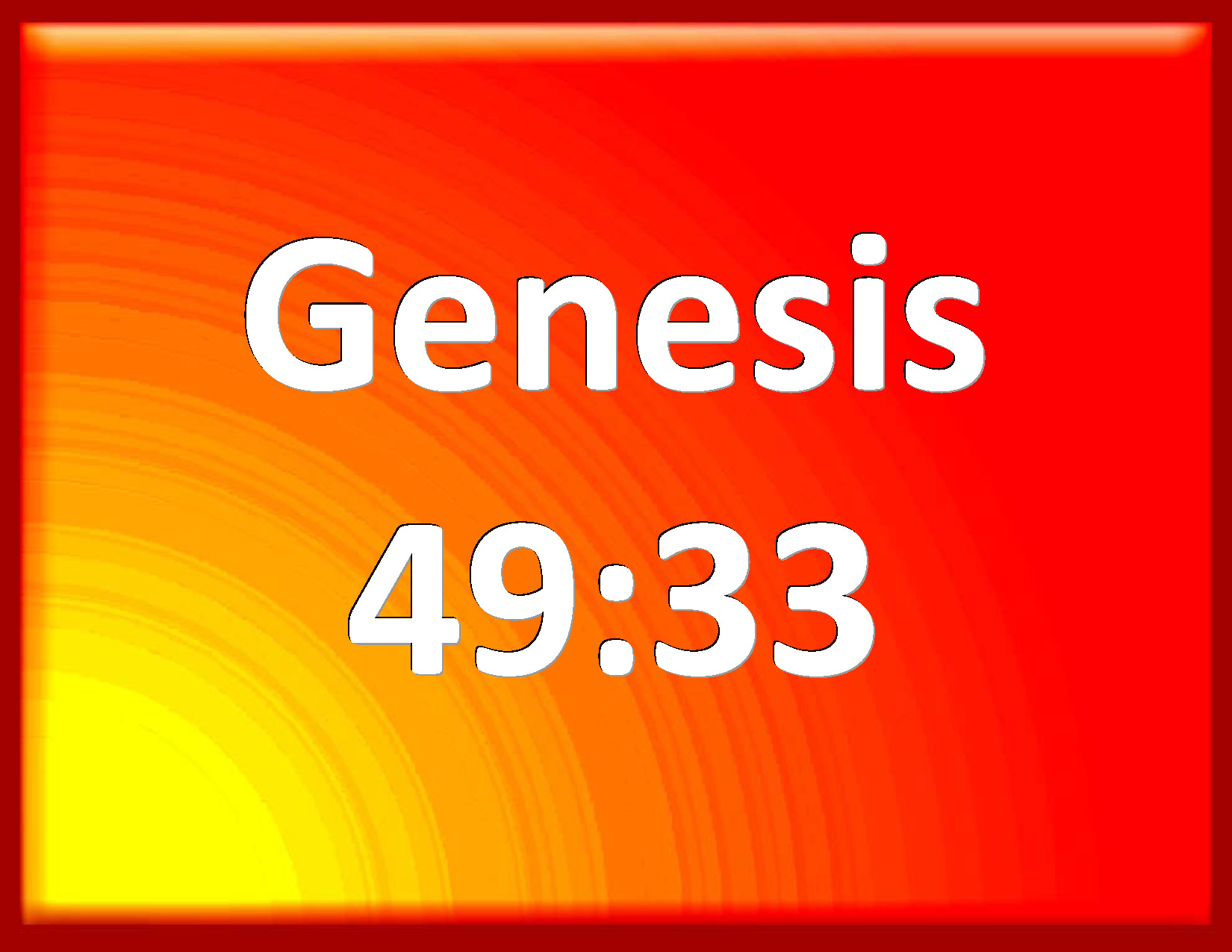 Genesis 49 33 And When Jacob Had Made An End Of Commanding His Sons He 