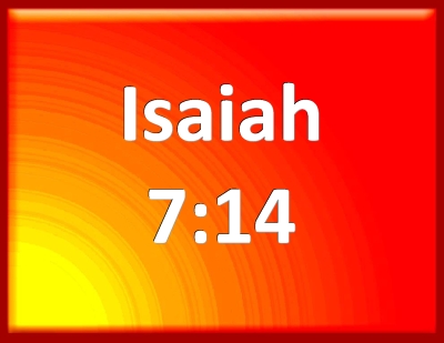 isaiah 7 14 bible hub