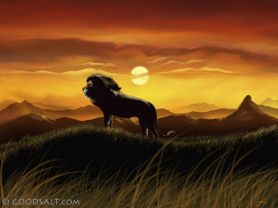 Revelation 10: Lion On A Hill