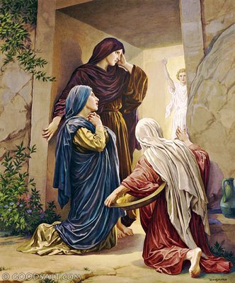 Matthew 28: Three Mary's at the Tomb