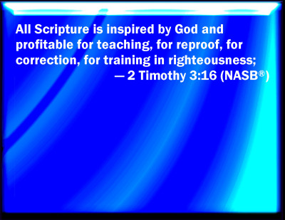 Bible Verse Powerpoint Slides for 2 Timothy 3:16