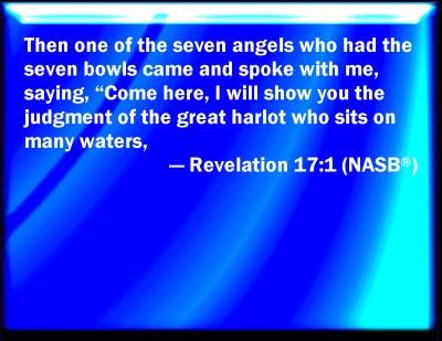 Bible Verse Powerpoint Slides for Revelation 17:1