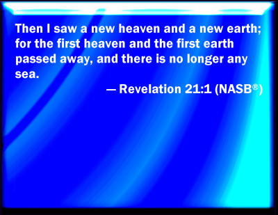 Bible Verse Powerpoint Slides for Revelation 21:1