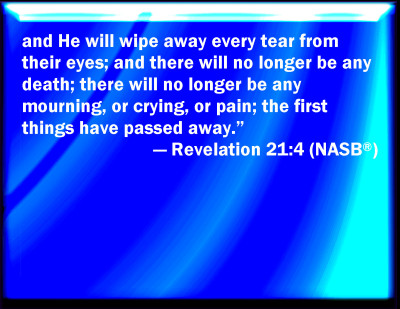 Bible Verse Powerpoint Slides for Revelation 21:4