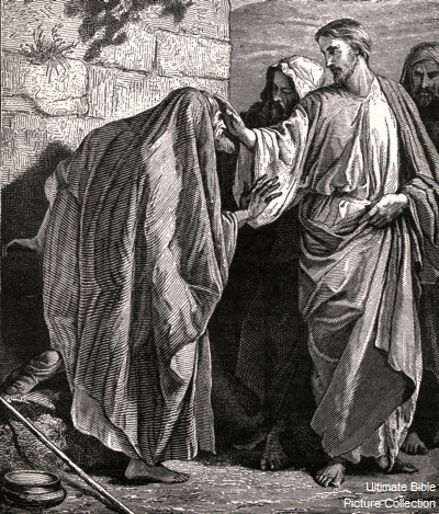 Mark 1 Bible Pictures: Jesus heals a leper