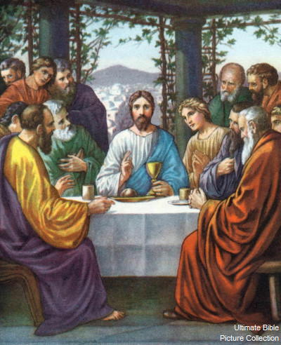 Mark 14 Bible Pictures: The last supper
