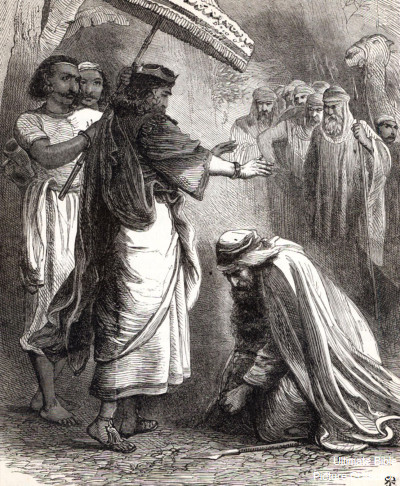 Genesis 14 Bible Pictures: Melchizedek blesses Abraham
