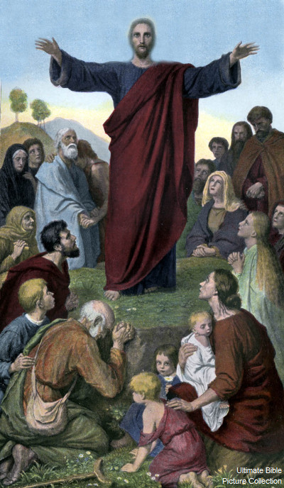 Jesus Sermon On The Mount - Gambaran